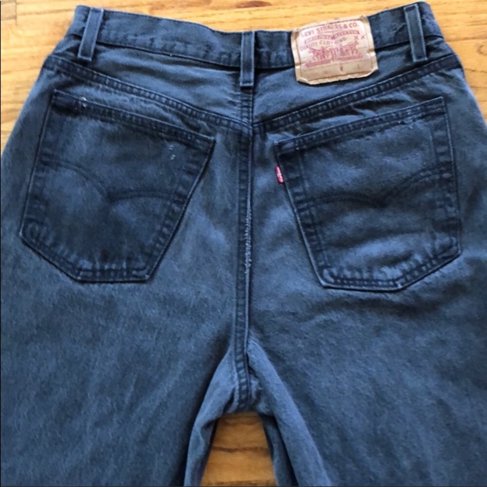 vintage 501 black levi’s